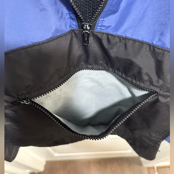 AJ Shop Blue/Black Gore-Tex Jacket ½ Zip Kangaroo Pouch Size Medium Vented - Picture 10 of 13